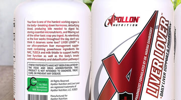 NEW - LIVER LOVER - Created as a supreme liver support and detox supplement - Apollon Nutrition