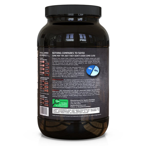 50/50 Formula X Protein - Apollon Nutrition - 