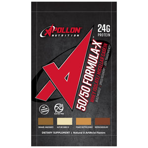 50/50 Formula X Whey Casein Protein Sample - Apollon Nutrition - 