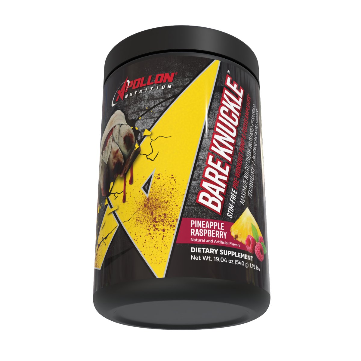 Bare Knuckle - Premium Non - Stimulant Nitrate Infused Pre - Workout Powerhouse - Apollon Nutrition - 