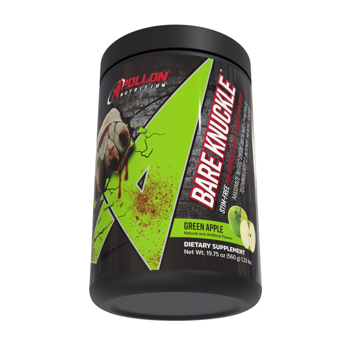 Bare Knuckle - Premium Non - Stimulant Nitrate Infused Pre - Workout Powerhouse - Apollon Nutrition - 