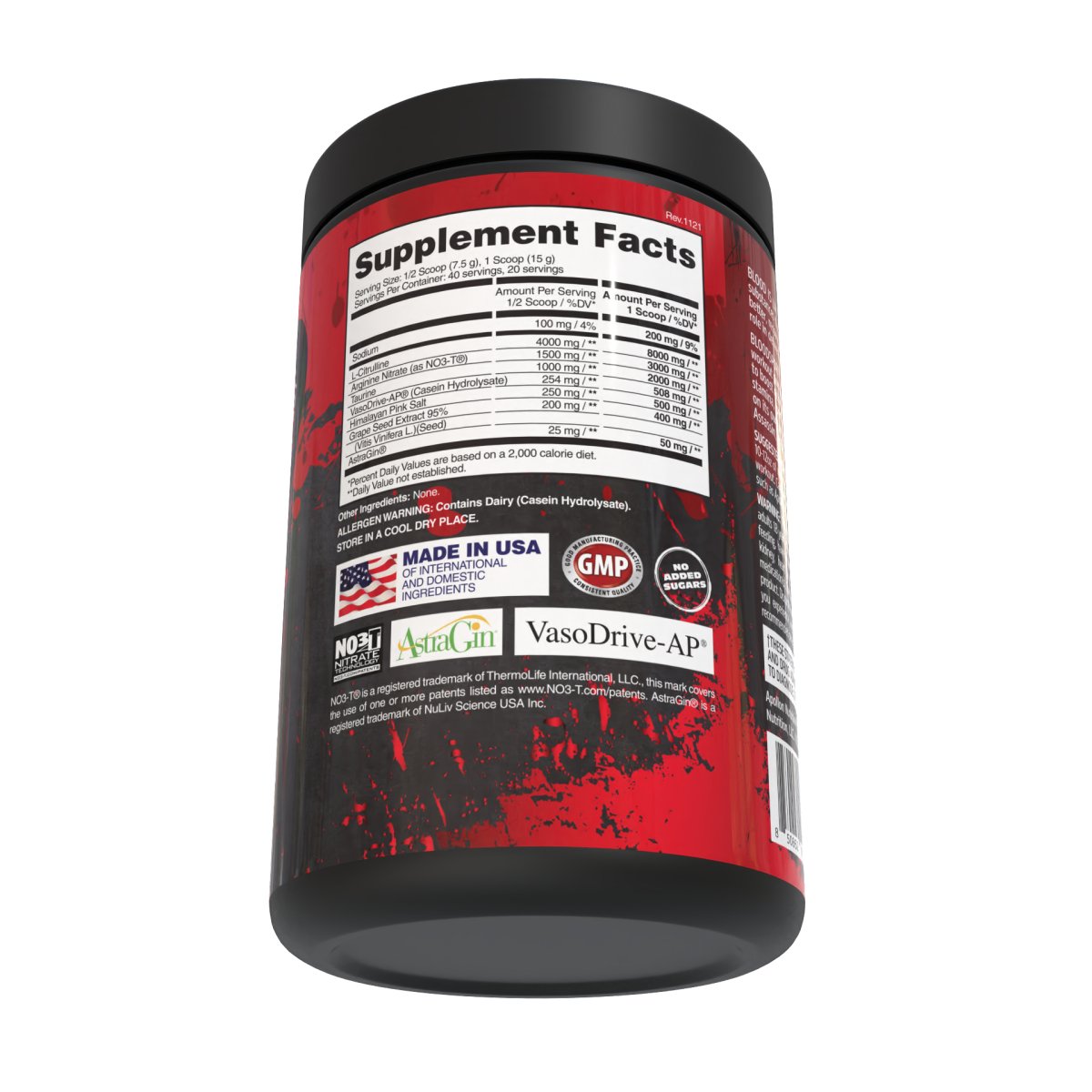 Bloodsport - Extreme Blood Pumping Powder with Nitrates - Apollon Nutrition - 