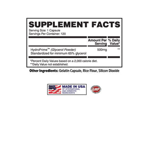 Hydroprime Glycerol Capsules - Apollon Nutrition - 