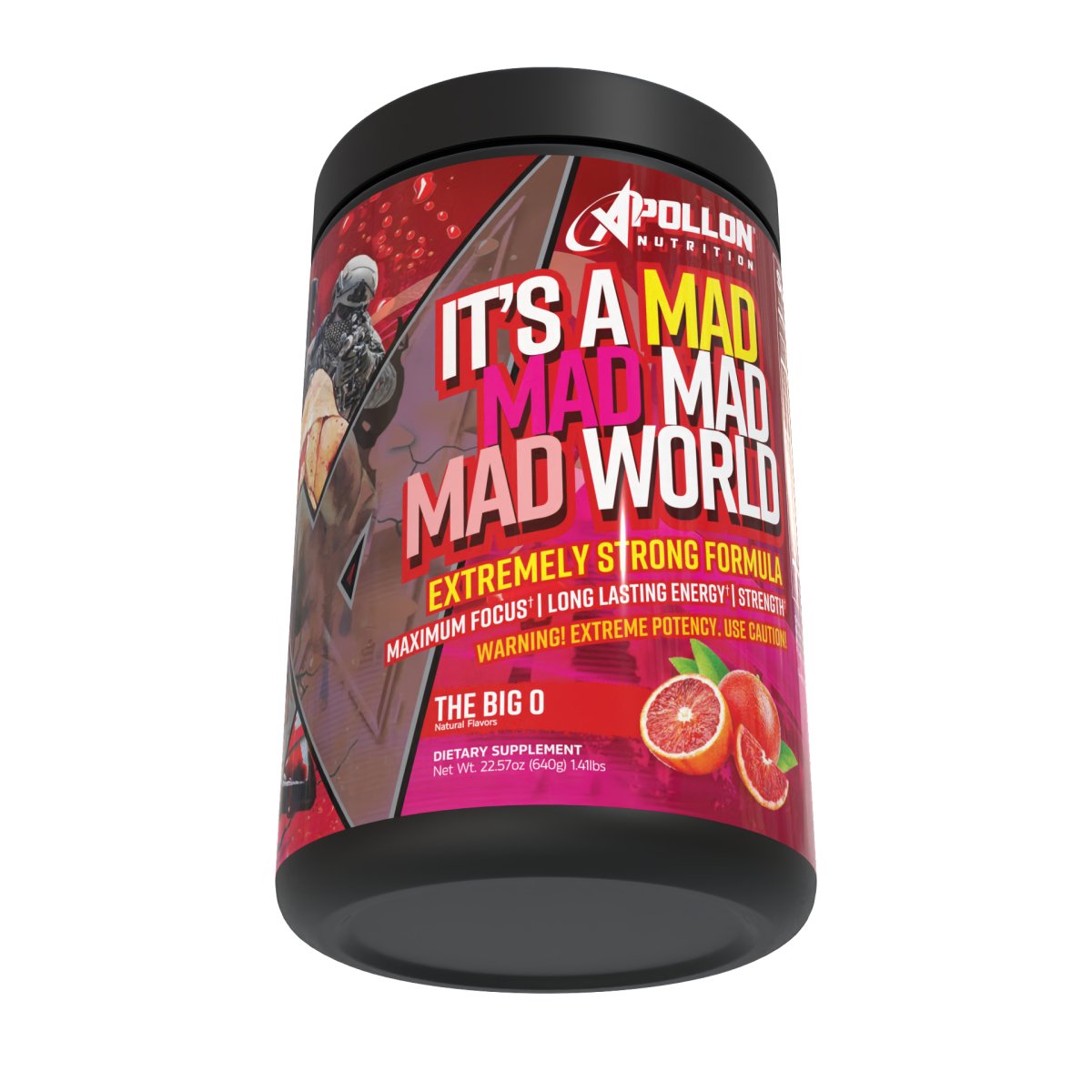 It's A MAD, MAD, MAD, MAD World Pre - workout - Apollon Nutrition - 