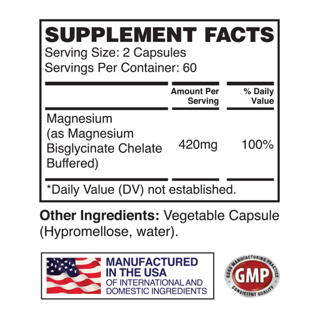 Magnesium Bisglycinate - Apollon Nutrition - 