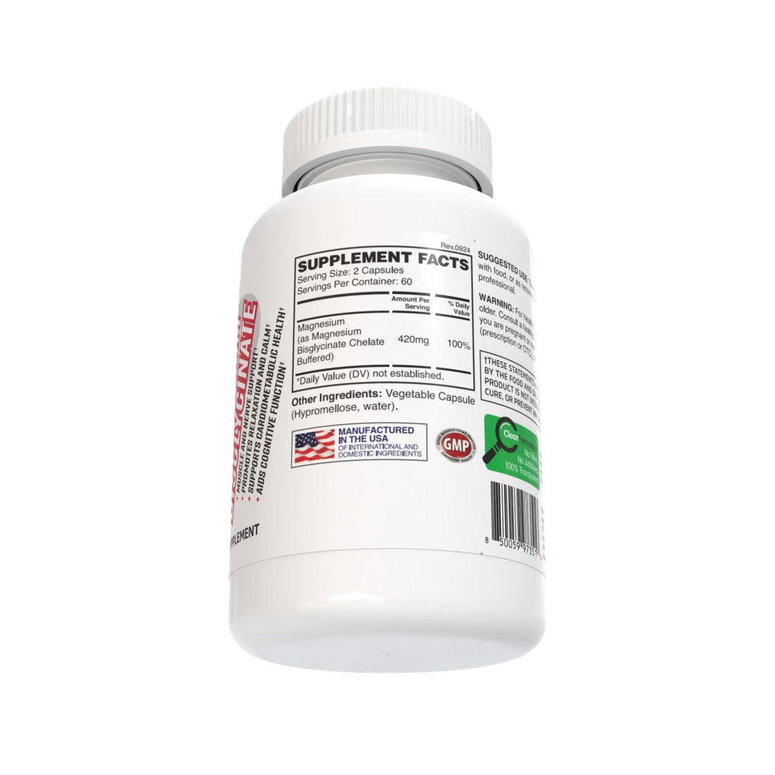 Magnesium Bisglycinate - Apollon Nutrition - 