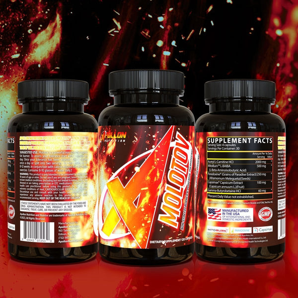 Molotov - Non - stim Fat Burner & Powerful Thermogenic - Apollon Nutrition - 850042072530 - 