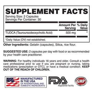 TUDCA - Liver & & Gut Health Support - Apollon Nutrition - 850042072264 - 