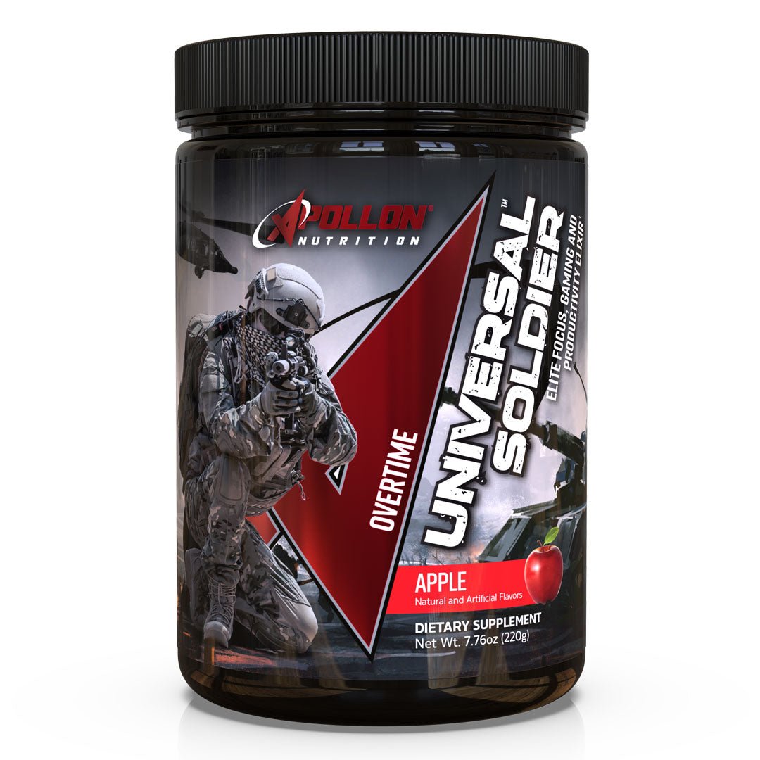 Universal Soldier - Gaming, Focus, & Productivity Elixir - Apollon Nutrition - 